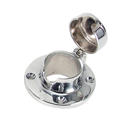 Whitecap Chain & Rope Deck Pipe Hinged 1-1/2" Opening S-112C