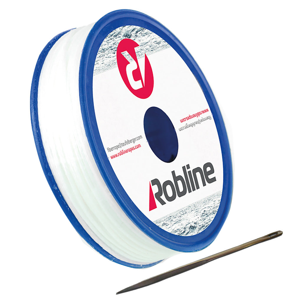 Robline Waxed Whipping Twine Kit - 0.8mm x 40M - White TY-KITW