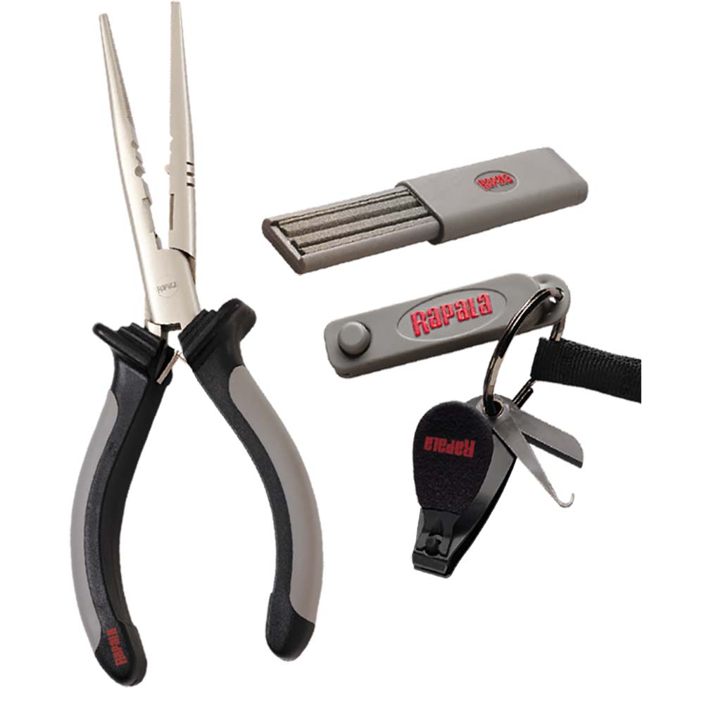 Rapala Combo Pack - Pliers, Clipper, Punch & Sharpener RTC-6PCHS