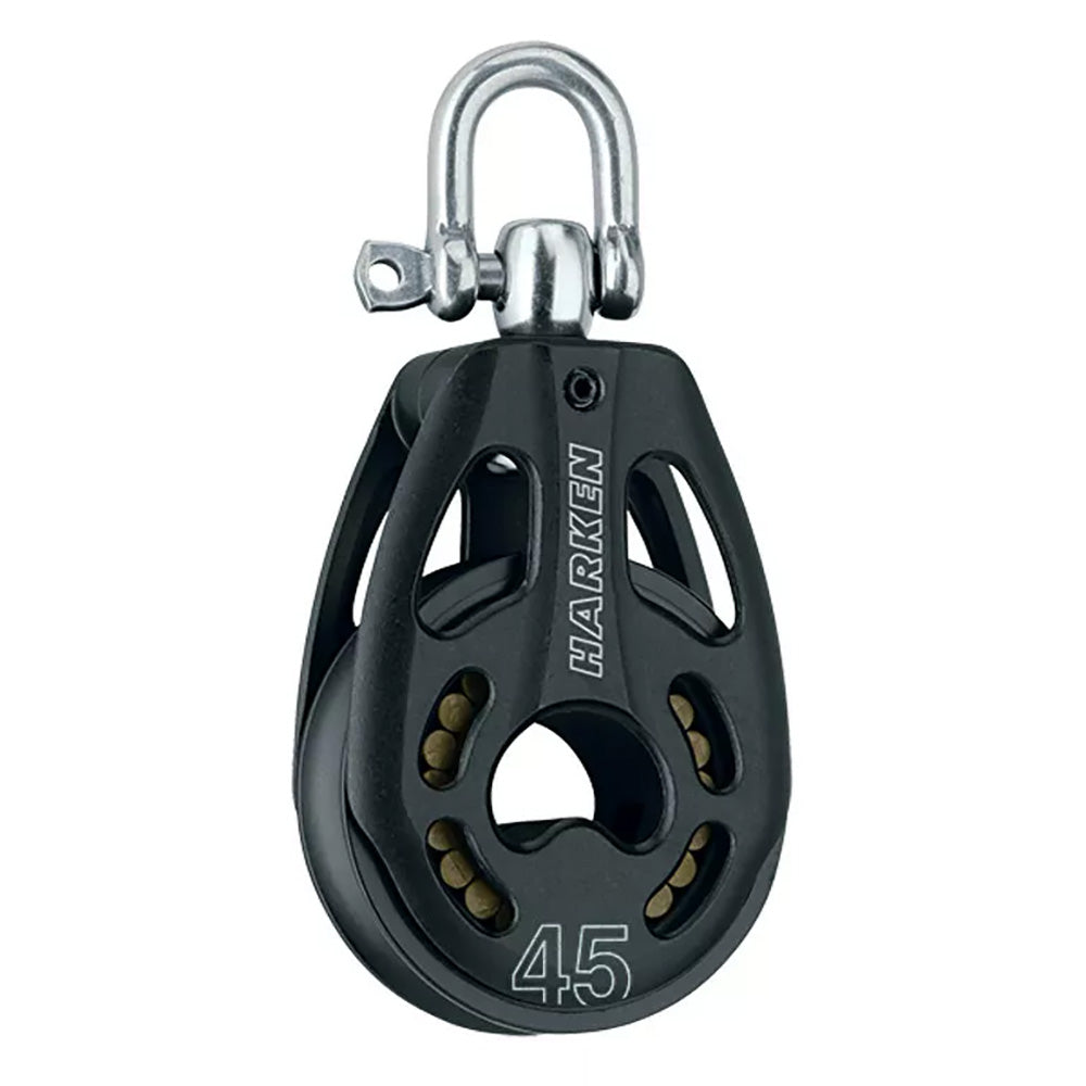 Harken 45mm Aluminum Black Magic Air Block w/ Swivel 3391