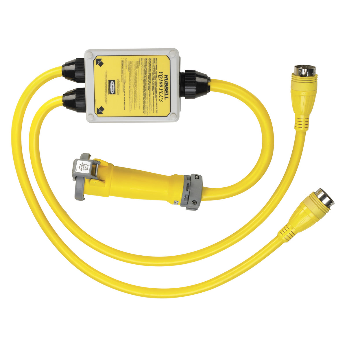 Hubbell YQ100 Plus Y Adapter 100A 125/250 - 2 50A 125/250 YQ100PLUS