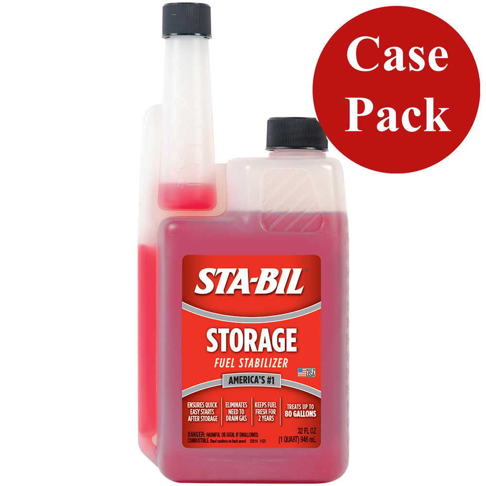 STA-BIL Fuel Stabilizer - 32oz *Case of 12* 22214CASE
