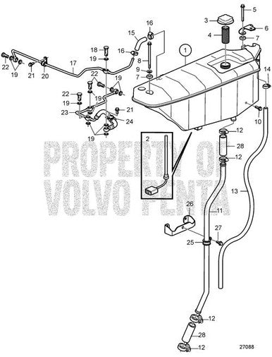 Volvo Penta Flange Screw (984733)