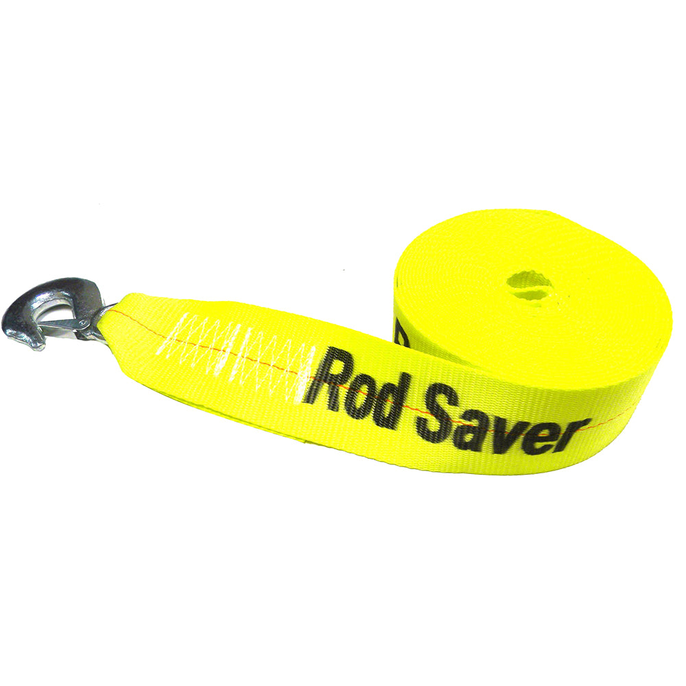 Rod Saver Heavy-Duty Winch Strap Replacement - Yellow - 3" x 20' WS3Y20