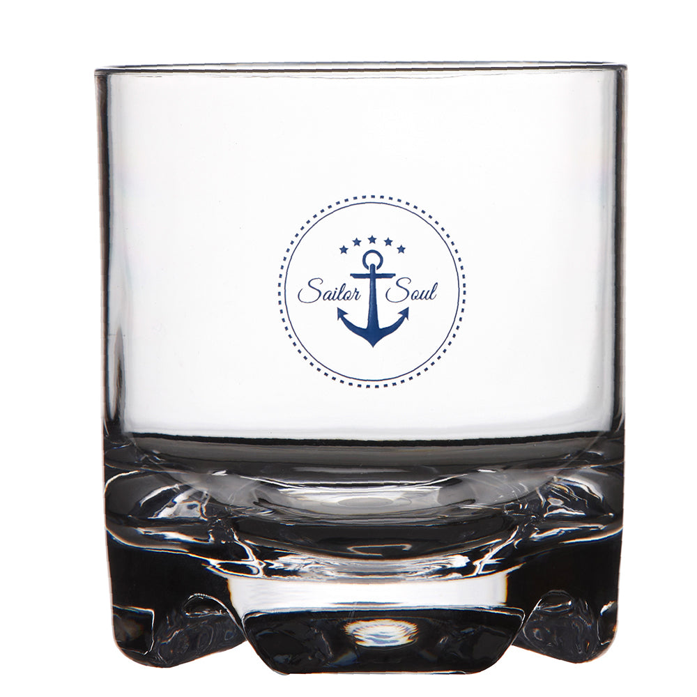 Marine Business Stemless Water/Wine Glass - SAILOR SOUL - Set of 6 14106C