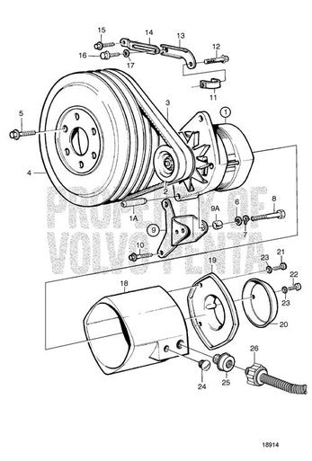 Volvo Penta Cross Recessed Screw (V2) - Volvo Penta (956065)