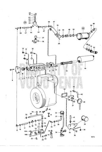 Volvo Penta Intake Gasket (V2) - Volvo Penta (859091)