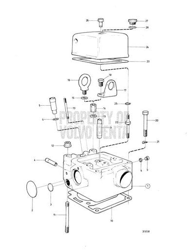 Volvo Penta Cylinder Head Gasket - Volvo Penta (859151)