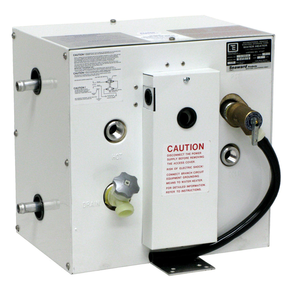 Whale Seaward 3 Gallon Hot Water Heater w/Side Heat Exchanger - White Epoxy - 120V - 1500W S300W
