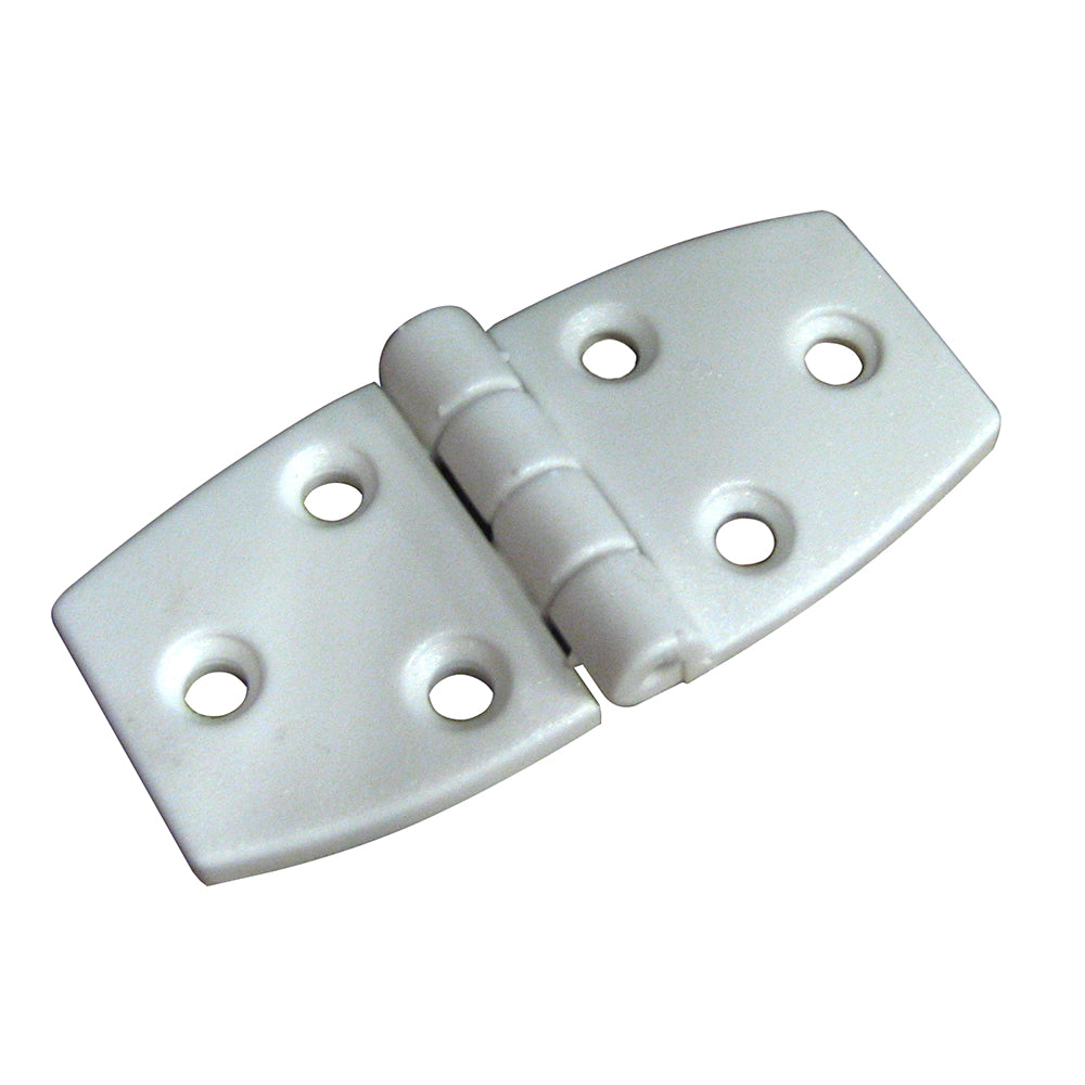 Whitecap Door Hinge - White Nylon - 1-1/2" x 3" S-3031