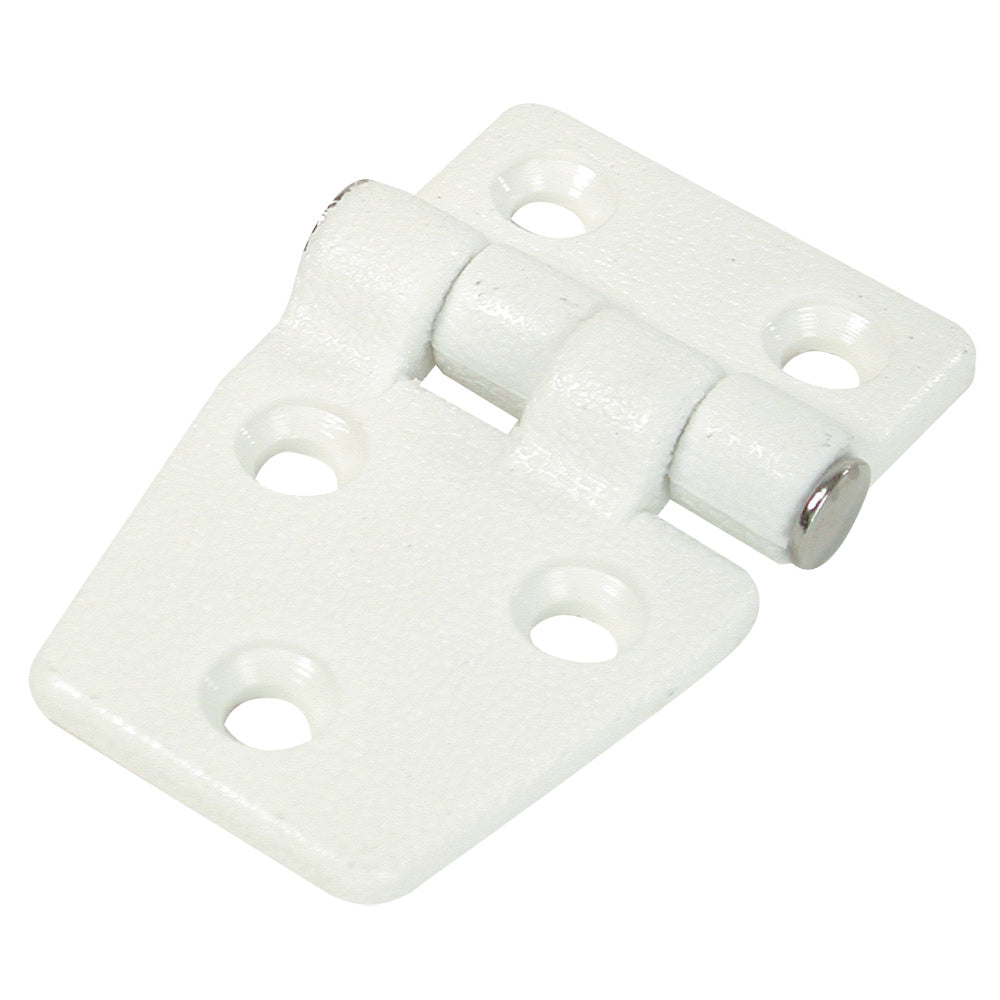 Whitecap Shortside Door Hinge - White Nylon - 1-3/8" x 2-1/4" S-3033