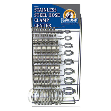 Handi-Man Marine Stainless Steel Hose Clamp Display (980049)