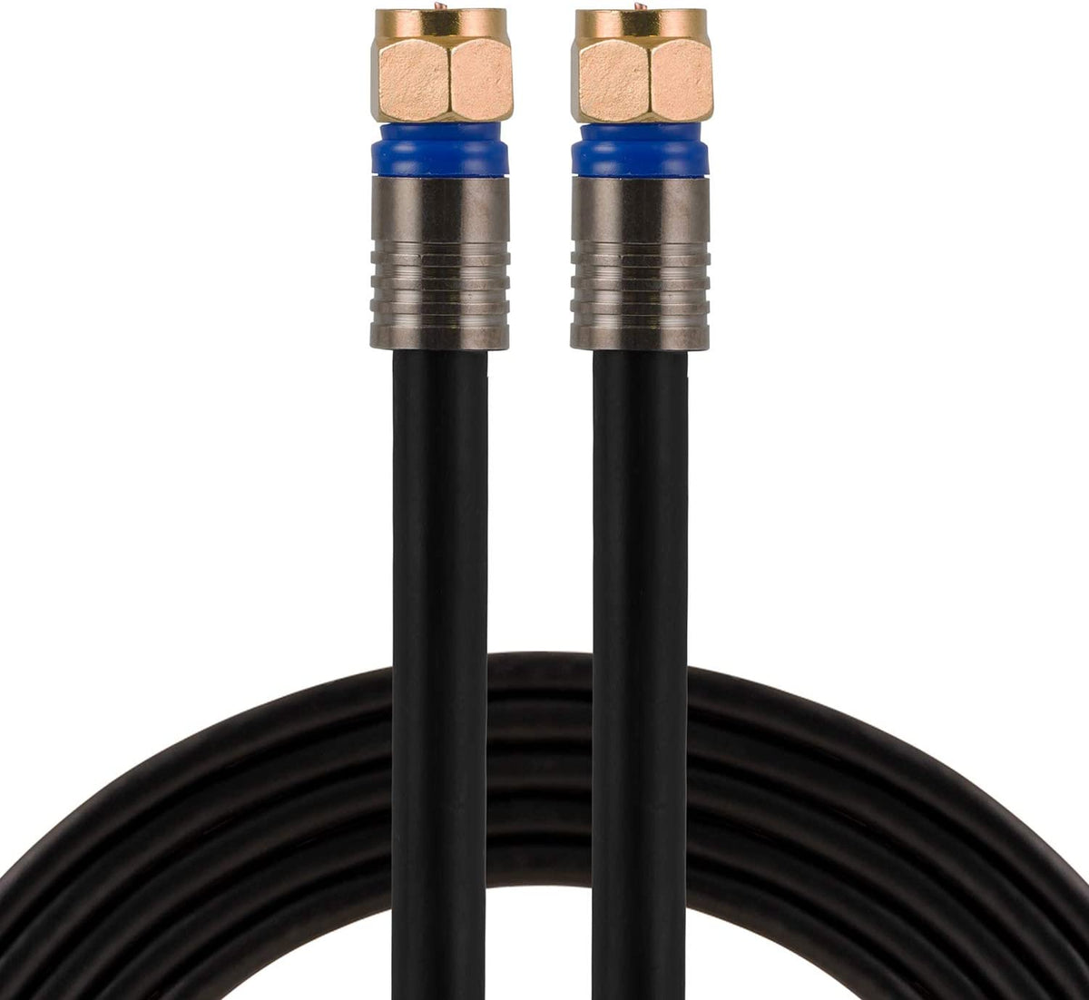 RG6 Coaxial Cable 50' With F-type Connectors 33532