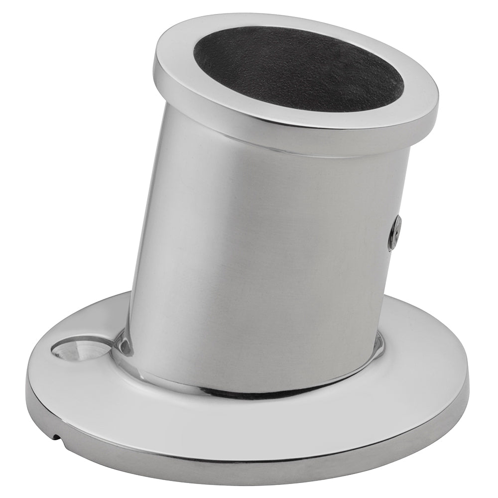 Whitecap Top-Mounted Flag Pole Socket - Stainless Steel - 1" ID 6147