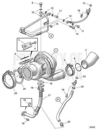 Volvo Penta V-Band Clamp (V2) - Volvo Penta (21472836)