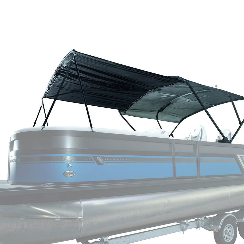 SureShade Bimini Extension f/Power Bimini -7' Chrome Hardware w/Black Canvas 2022002186