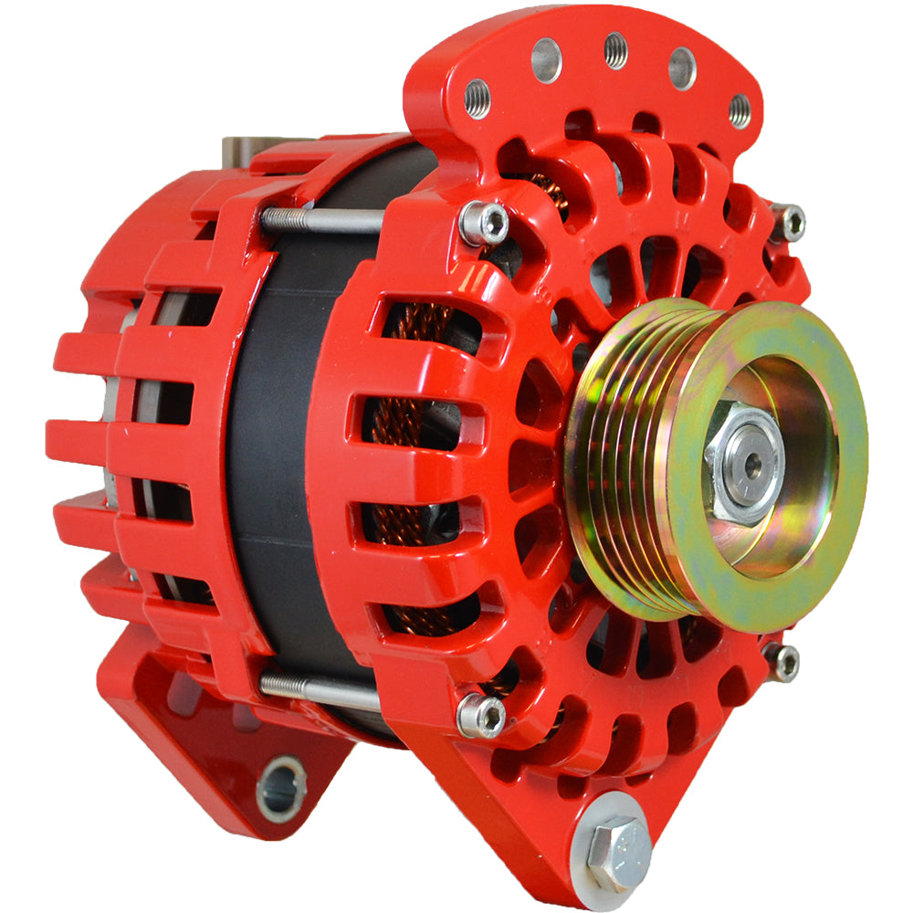 Balmar Alternator 3.15" Dual Foot Saddle K6 Serpentine Pulley - 170A - 12V XT-DF-170-K6