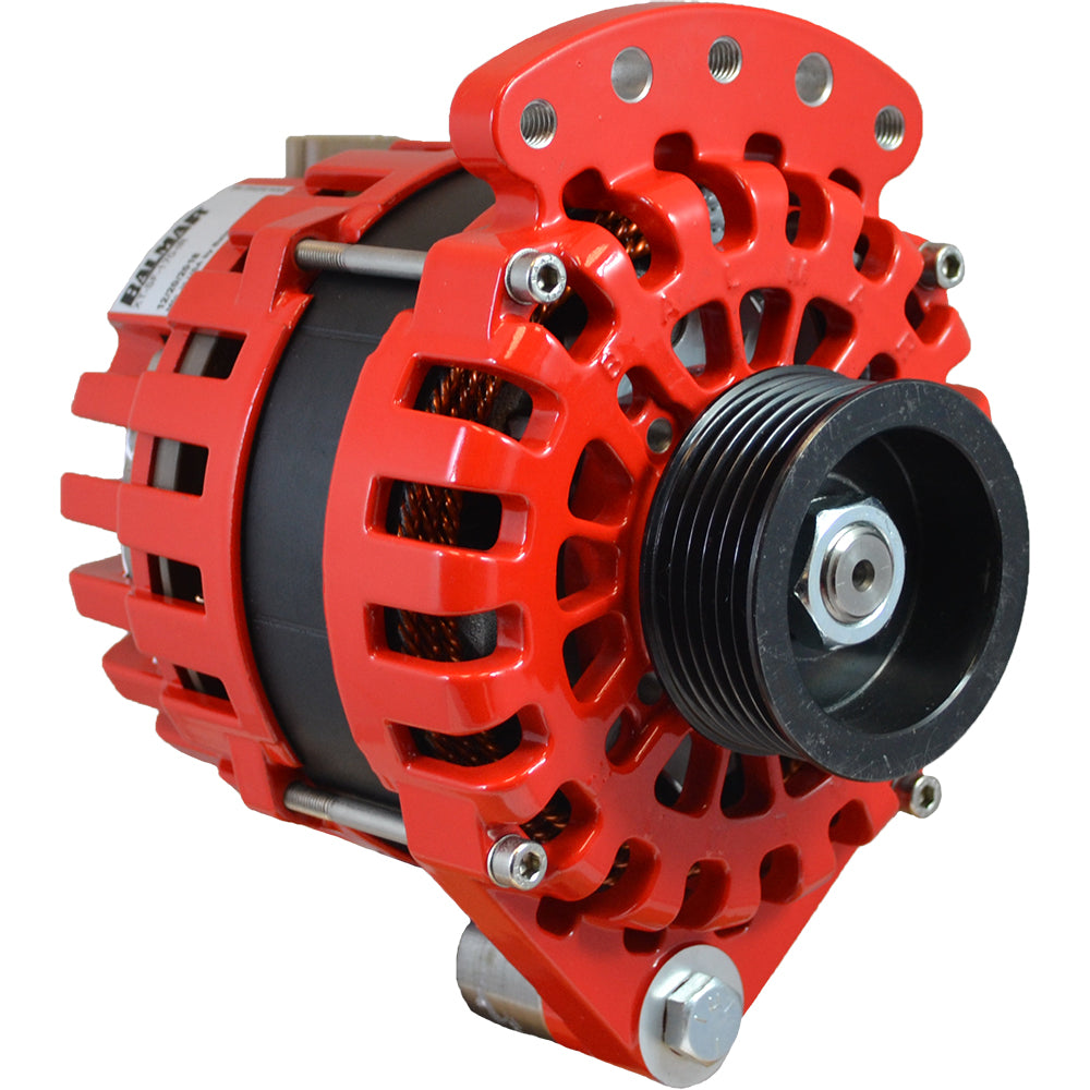 Balmar Alternator 170 Amp, 12V Single Foot Internal Regulator K6 Pulley XT-SF-170-IR
