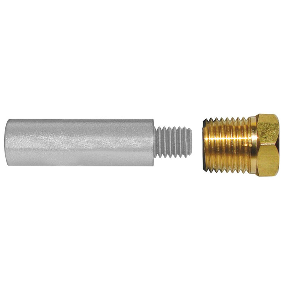 Tecnoseal E4 Pencil Zinc w/ Brass Cap TEC-E4-C