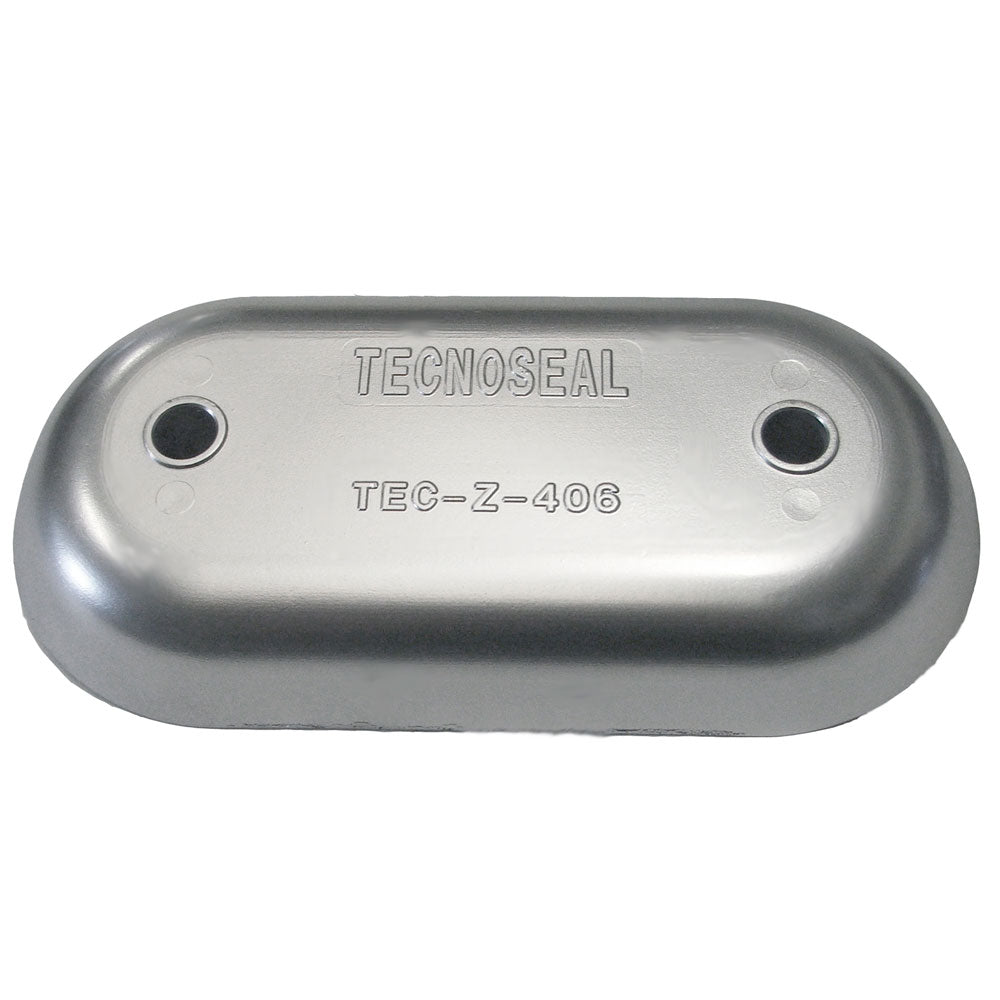 Tecnoseal Z406 Hull Plate Anode - Zinc TEC-Z-406