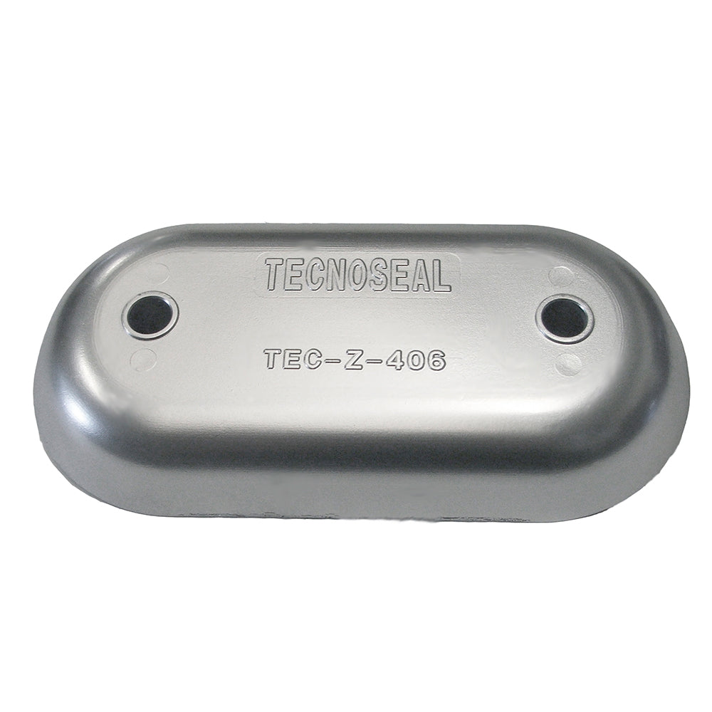 Tecnoseal Magnesium Hull Plate Anode 8-3/8" x 4-1/32" x 1-1/16" TEC-Z-406MG