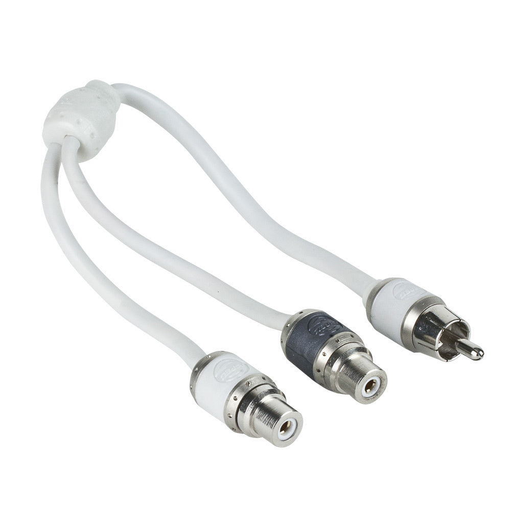 T-Spec V10 Series RCA Audio Y Cable - 2 Channel - 1 Male to 2 Females V10RY2