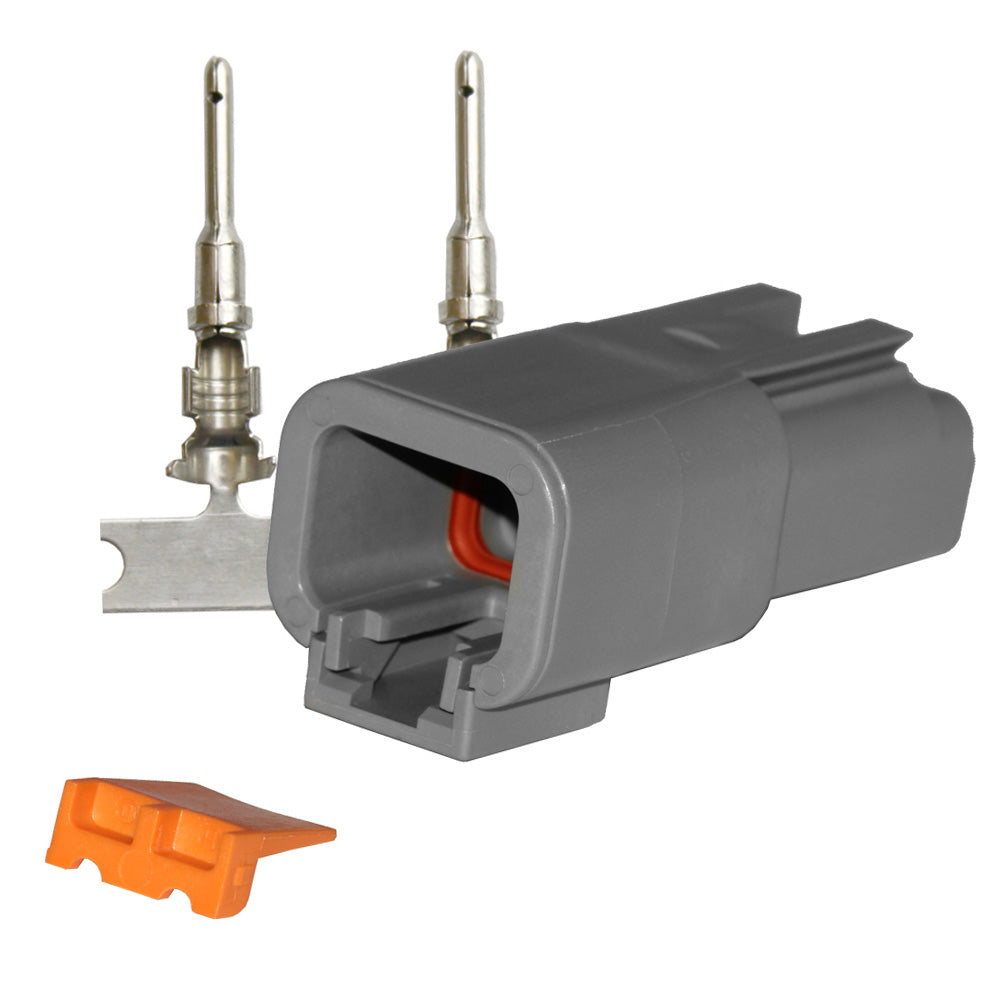 Pacer DTP Deutsch Receptacle Repair Kit - 14-12 AWG (2 Position) TDTP04F-2RP