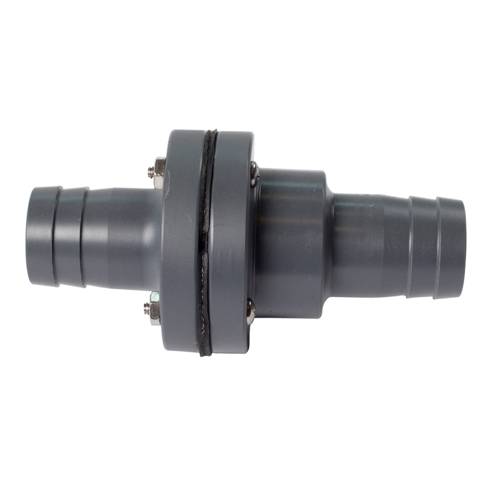 FATSAC 1-1/8" Barbed In-Line Check Valve w/O-Rings f/Auto Ballast System W755
