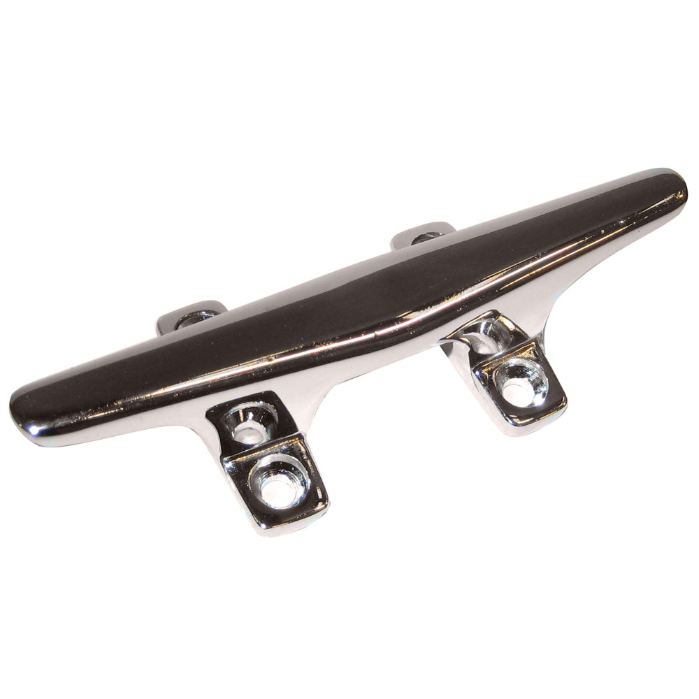 Whitecap Hollow Base 4-1/2" Chrome Plated Zamac Cleat - Freshwater Use Only S-1444C