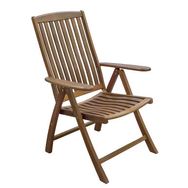 Whitecap Reclining Arm Chair - Teak 60071