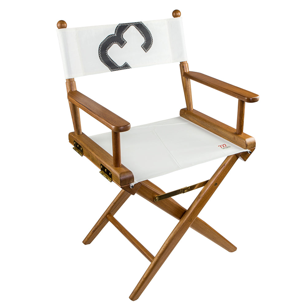 Whitecap Director's Chair w/Sail Cloth Seating - Teak 61044