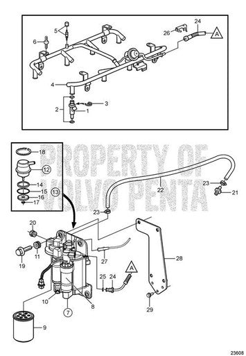 Volvo Penta Hose Volvo Penta - Volvo Penta (3860154)