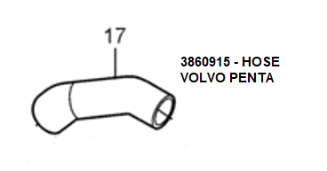 Volvo Penta Hose - Volvo Penta (3860915)