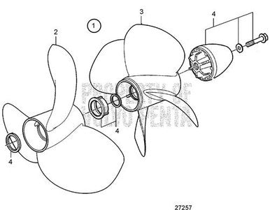 Volvo Penta J6 Duoprop Set (21924266)