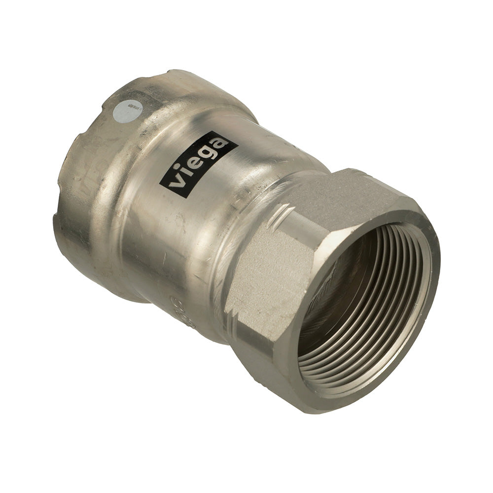 Viega MegaPress 316 FKM FPT Adapter - 1-1/4" x 1-1/4" (FPT) 91255