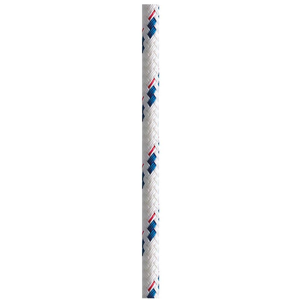 New England Ropes 7/16" Sta-Set Performance Cruising Line - Blue Fleck - 600' C2113-14-00600