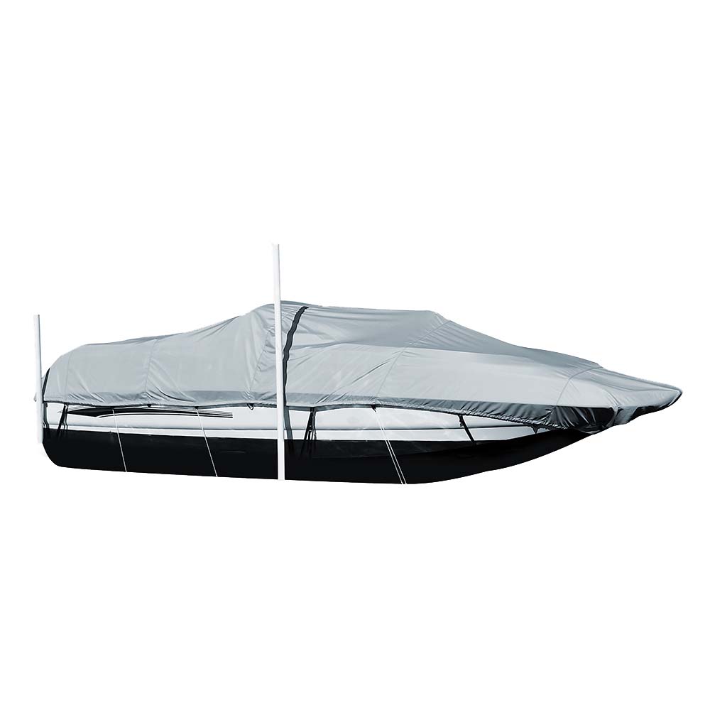 Carver Sun-DURA® Styled-to-Fit Boat Cover f/21.5' Sterndrive Deck Boats w/Walk-Thru Windshield - Grey 95121S-11