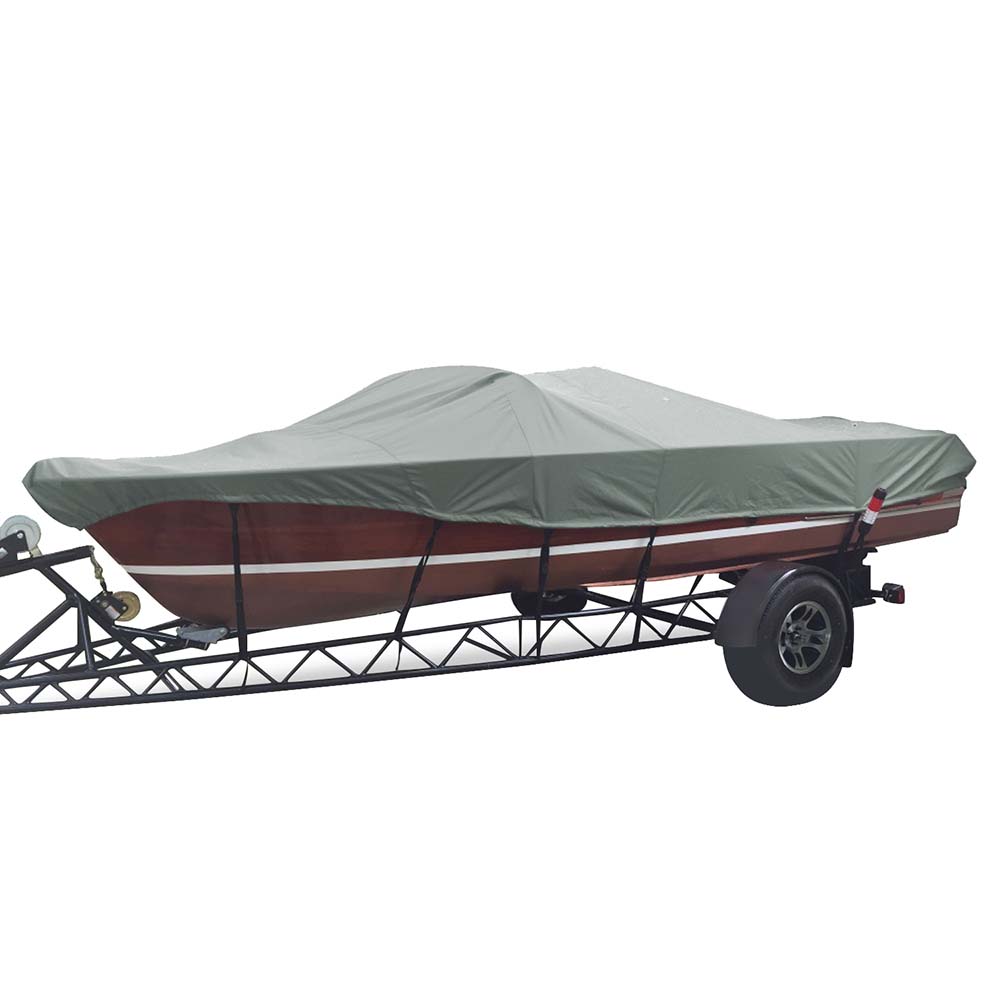 Carver Sun-DURA® Styled-to-Fit Boat Cover f/22.5' Tournament Ski Boats - Grey 74103S-11