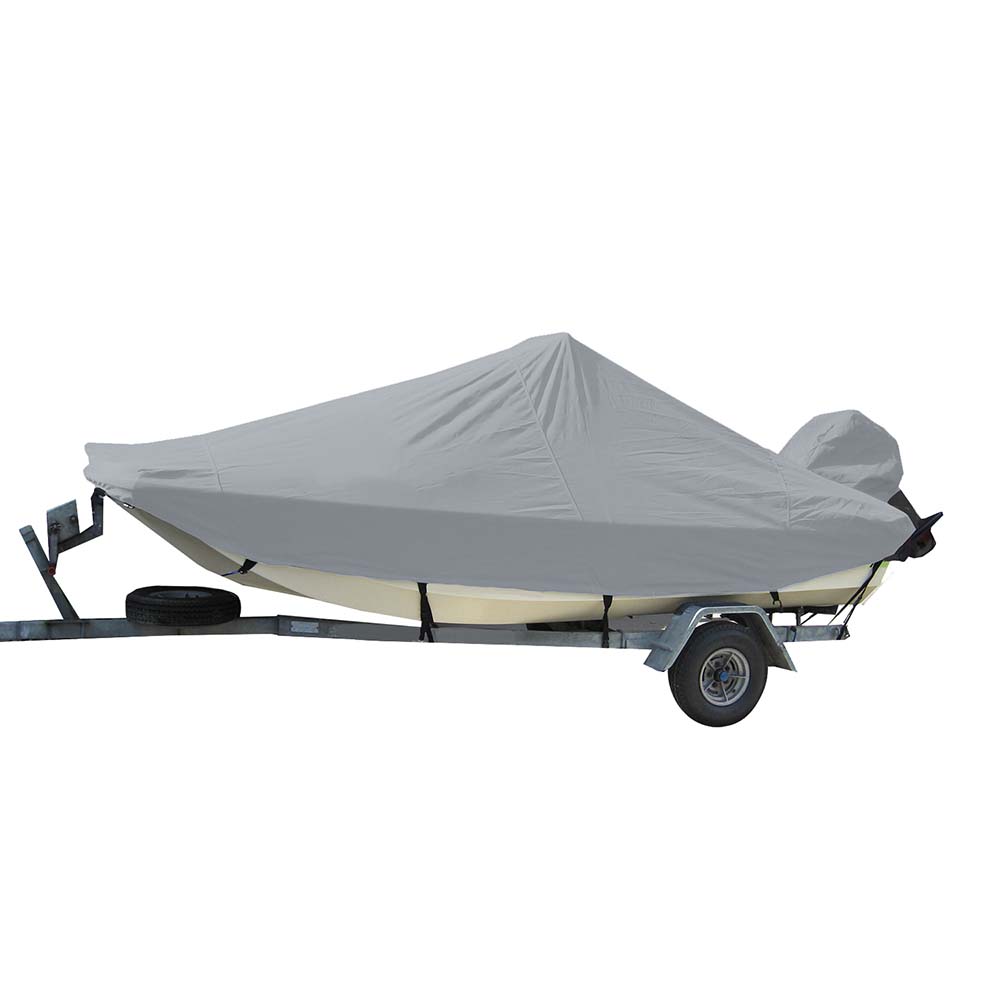 Carver Sun-DURA® Styled-to-Fit Boat Cover f/23.5' Bay Style Center Console Fishing Boats - Grey 71023S-11