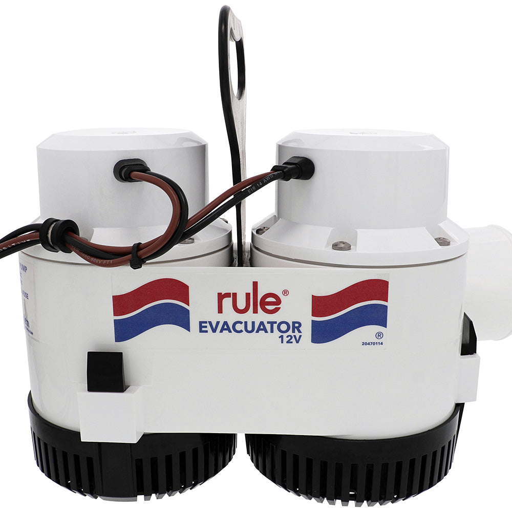 Rule 7700D GPH Evacuator Pump - 12V 7700D