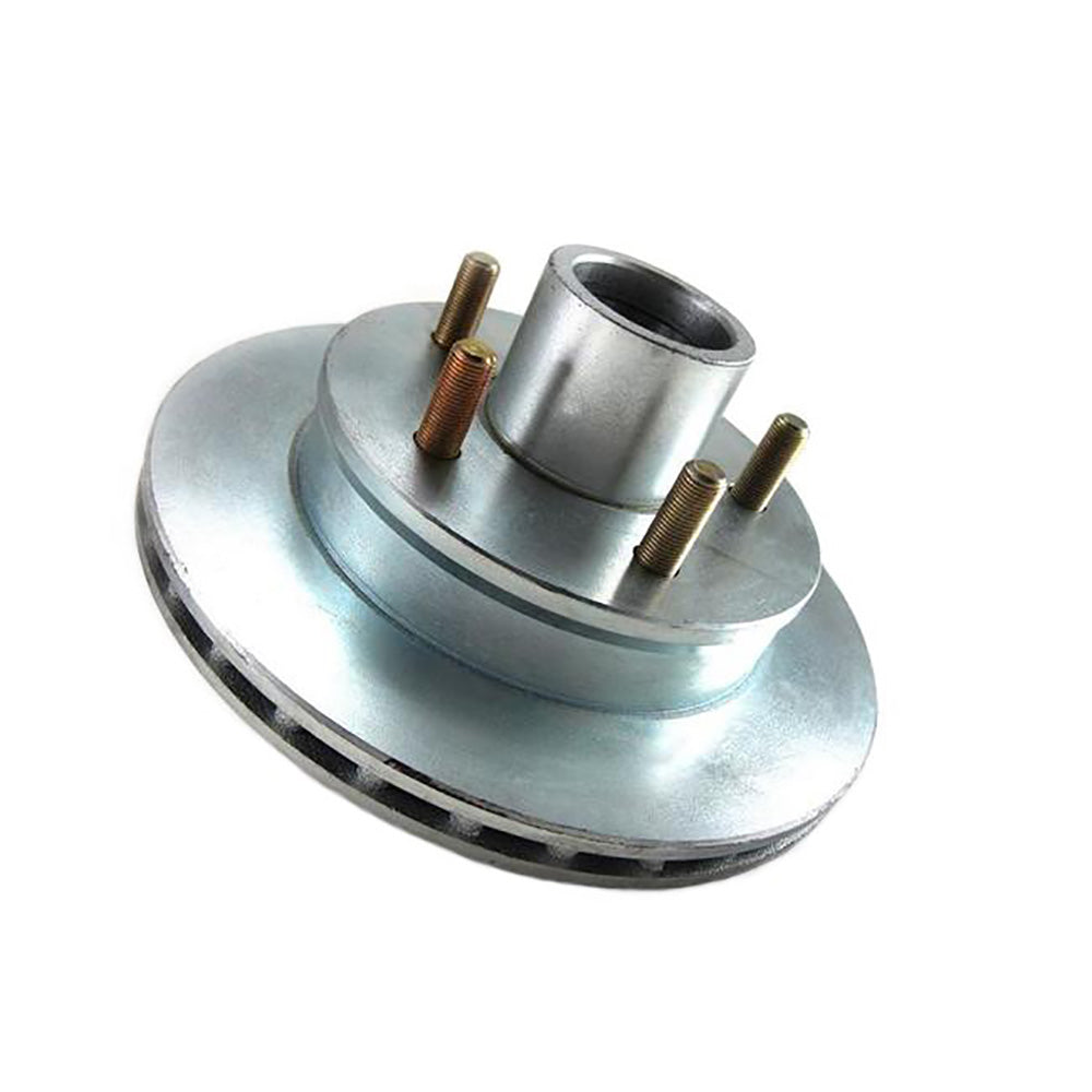 Load Rite Rotor Complete Kit Vented 9.75" Integral, No Grease 5 Stud Dacromet Finish Knott 4265.47K