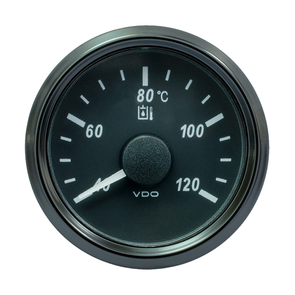 VDO SingleViu 52mm (2-1/16") Hydraulic Oil Temp. Gauge - 120°C - 291-22 Ohm A2C3833510030