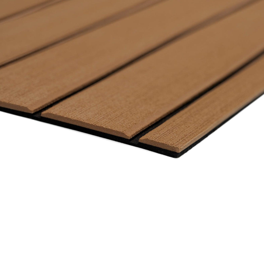 SeaDek 40" x 80" 6mm Teak Full Sheet - Brushed Texture - Brown/Black (1016mm x 2032mm x 6mm) 32279-80070