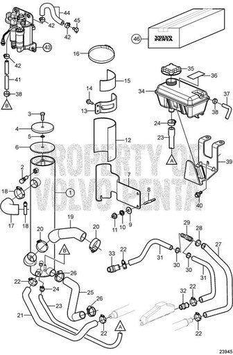 Volvo Penta Hose(V2) - Volvo Penta (3594894)