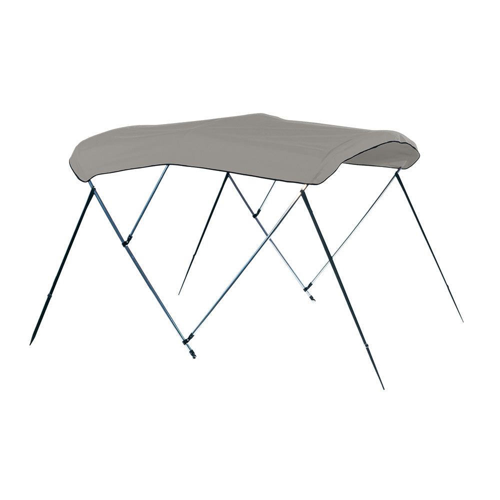 Carver 3 Bow 4681U Bimini Top with Boot - Cadet Grey Acrylic A4681UB-10