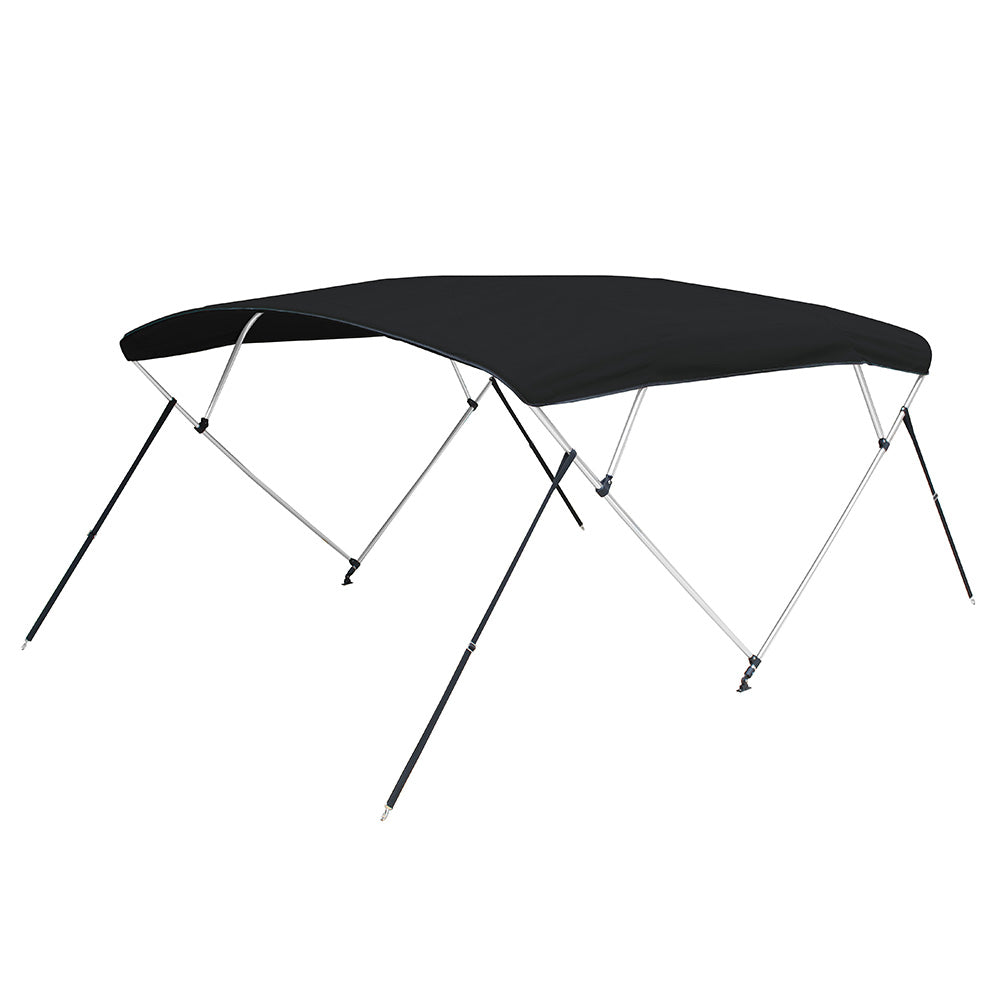Carver 4 Bow 5487U Bimini Top with Boot - Black Acrylic A5487UB-02