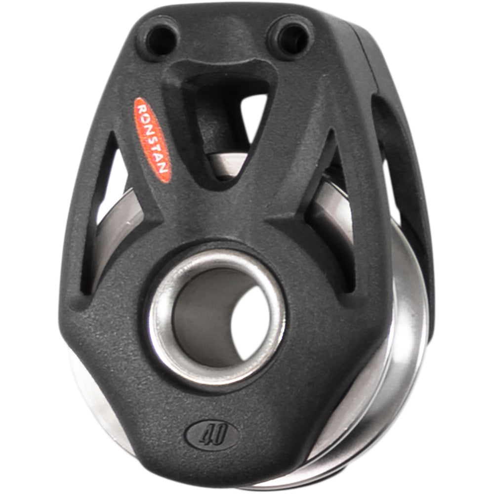 Ronstan Series 40 Orbit Single Rotating Snatch Block HHL w/Becket & Lashing Option RF48109HL