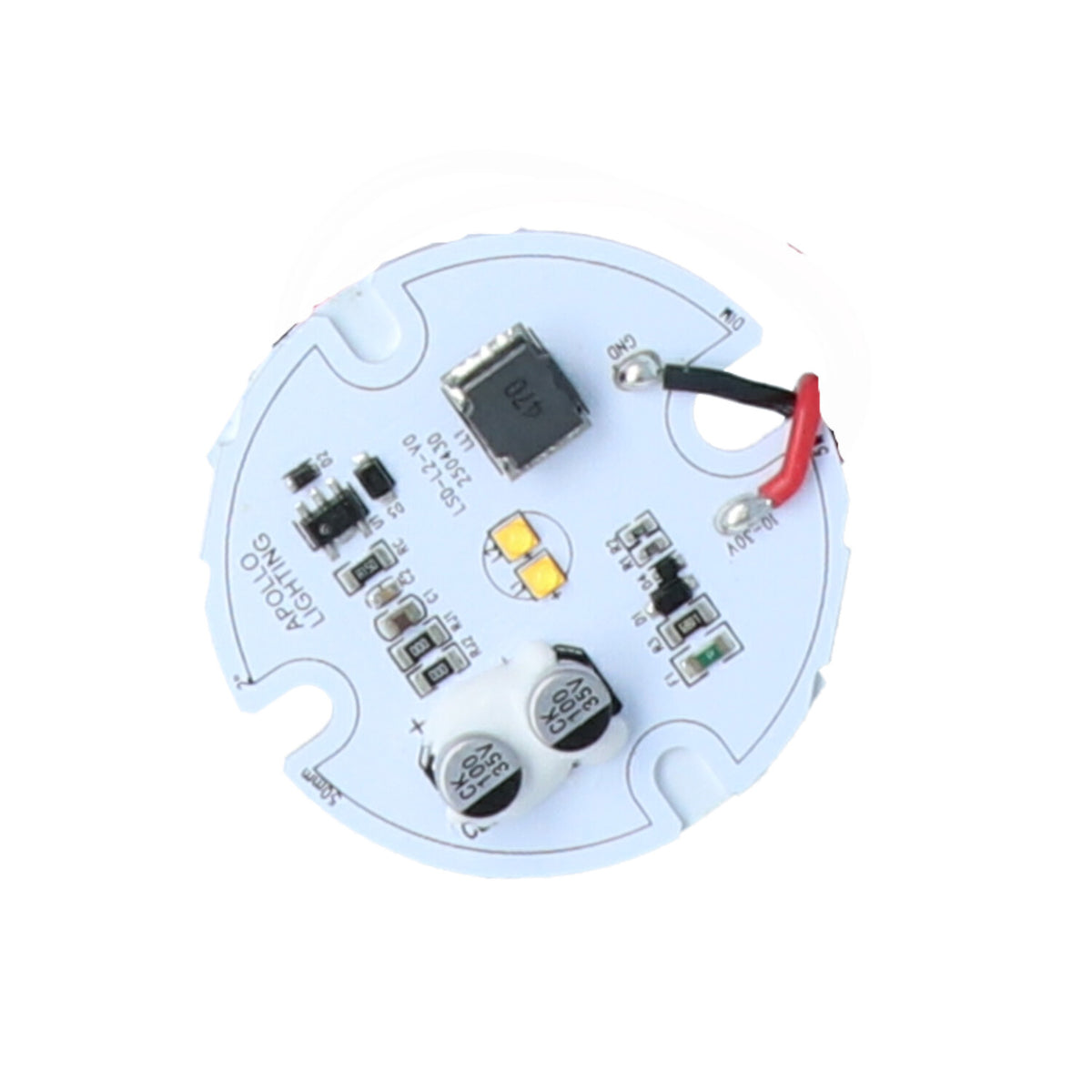 Apollo Lighting - 2" Single Color LED PCBA Board – 5W, 10-30V DC