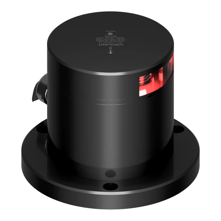 Lopolight PRO Ice-Class Port Navigation Light, Red, 2nm, IP68