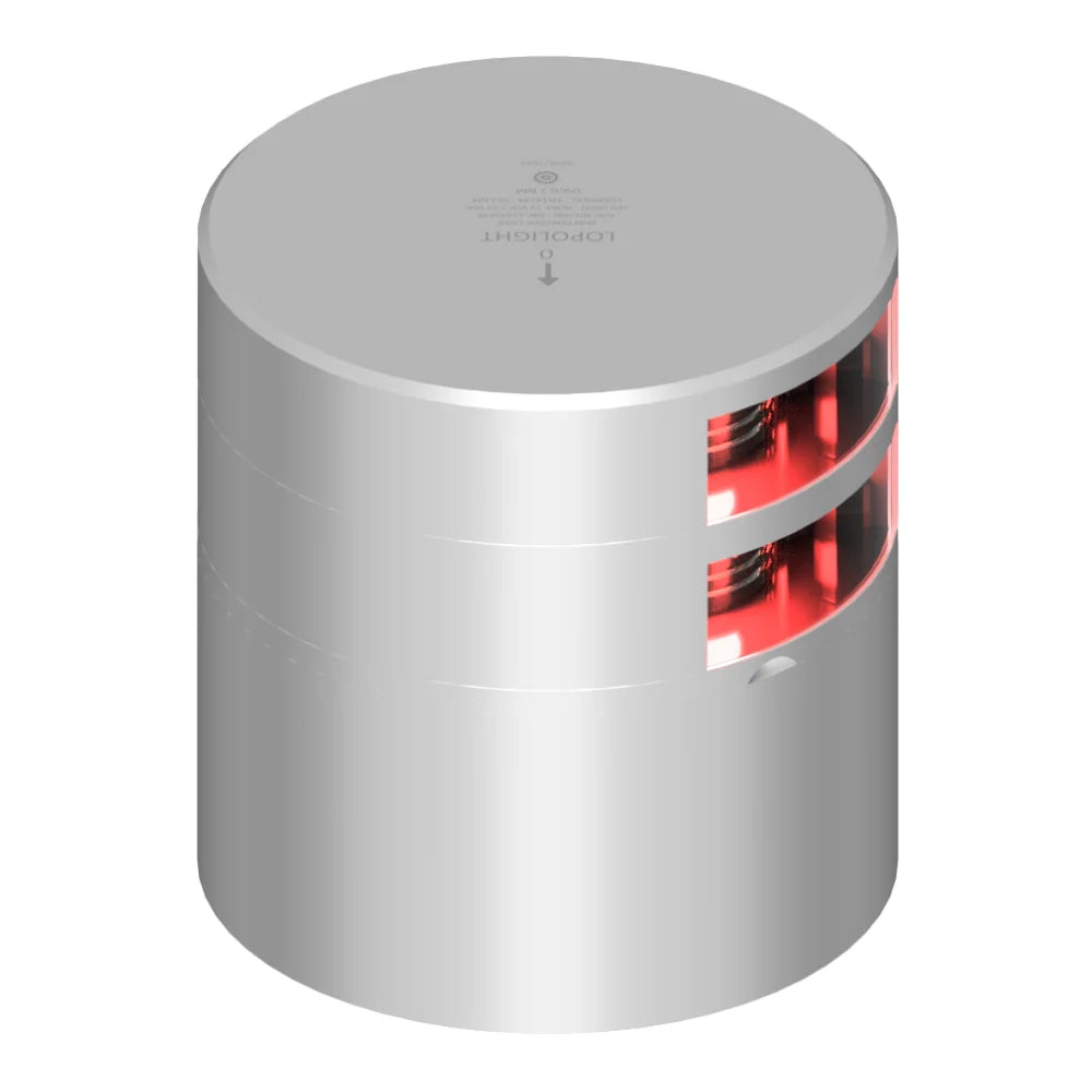 Lopolight Double Port LED Navigation Light, 2nm, 112.5° Red Light